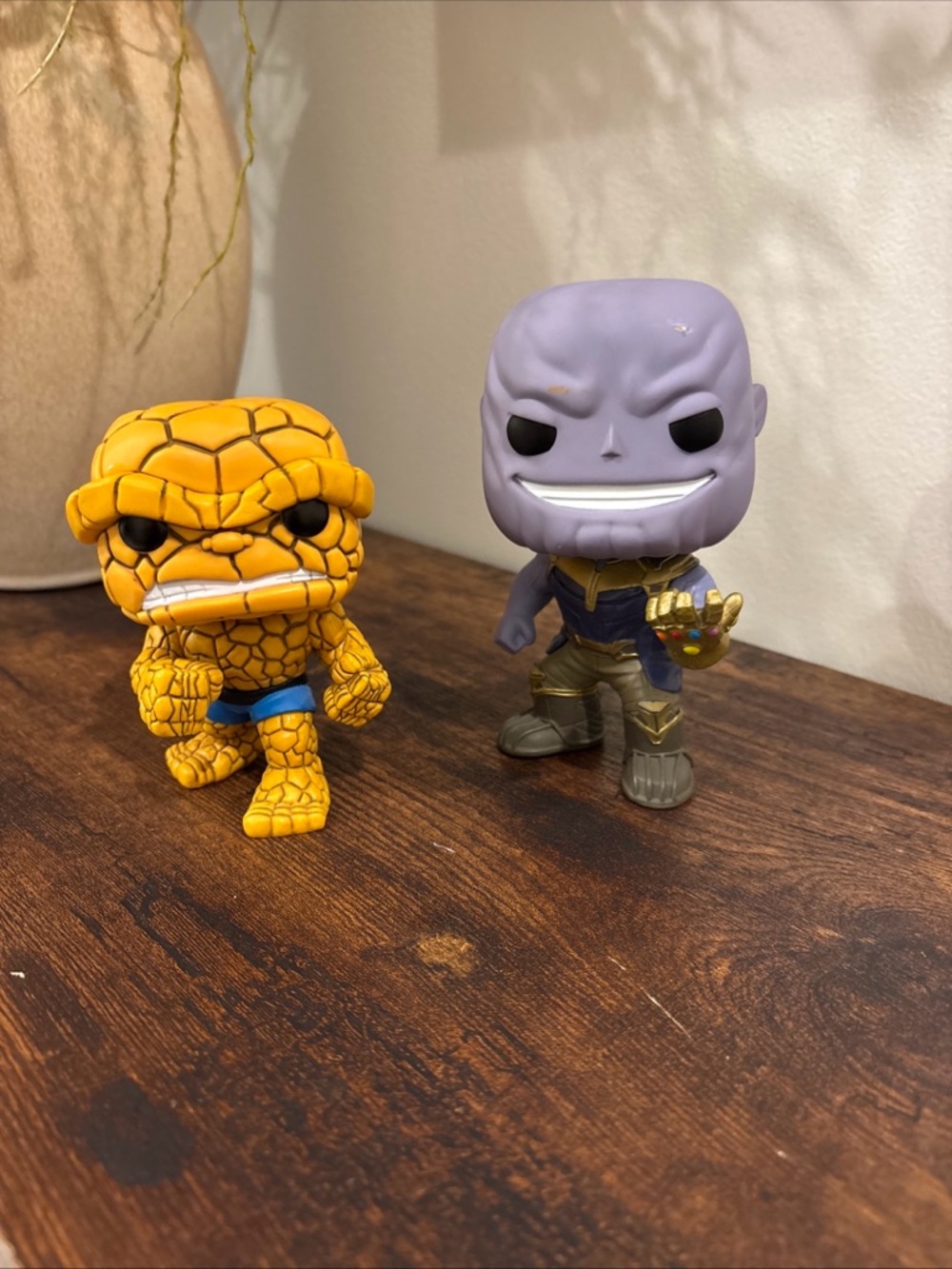 Funko The Thing Orange & Thanos Purple Vinyl Figure 2-Pack